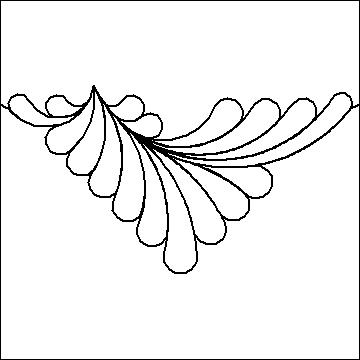 (image for) Log Cabin Feathers 9 Minus-L02641*